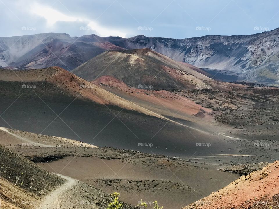 Awe inspiring place inside an extinct volcano. 
