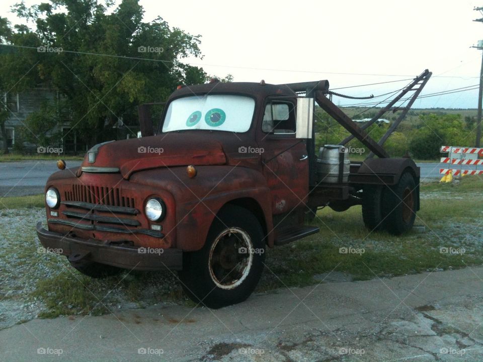Mater on Route 66