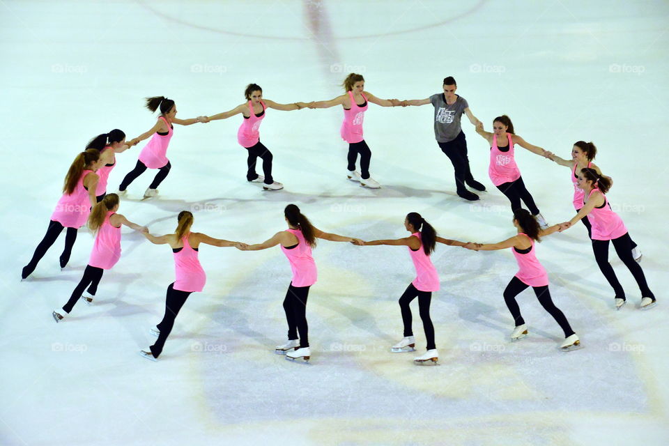 synchronized ice skating