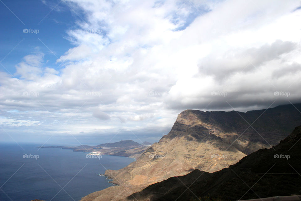 No Person, Water, Mountain, Travel, Landscape