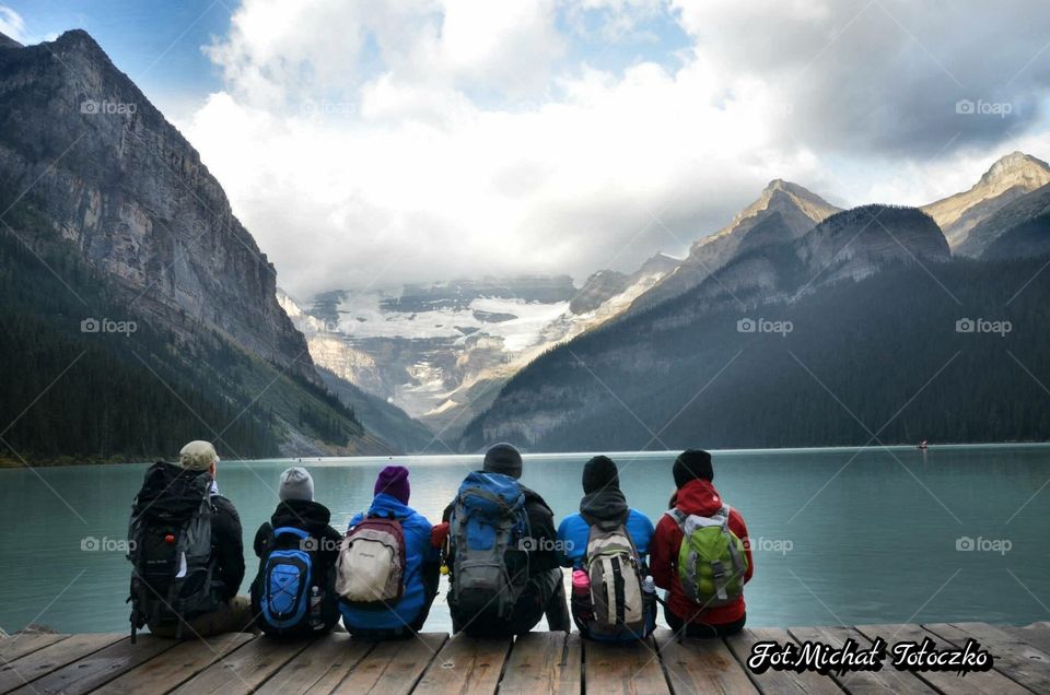#canada #lake #view #friends #trip #travel
