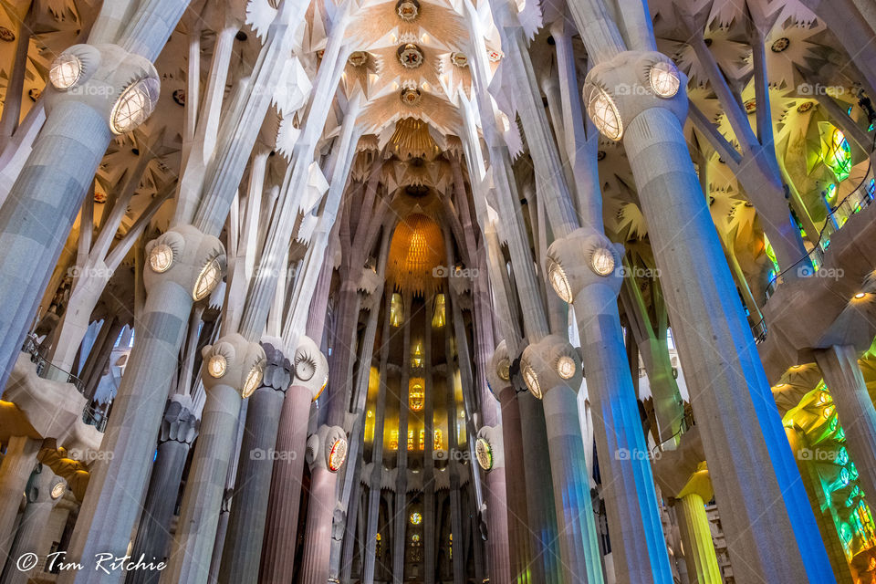 Gaudi’s Sagrada Familia is astounding! Barcelona, Catalunya. Spain 