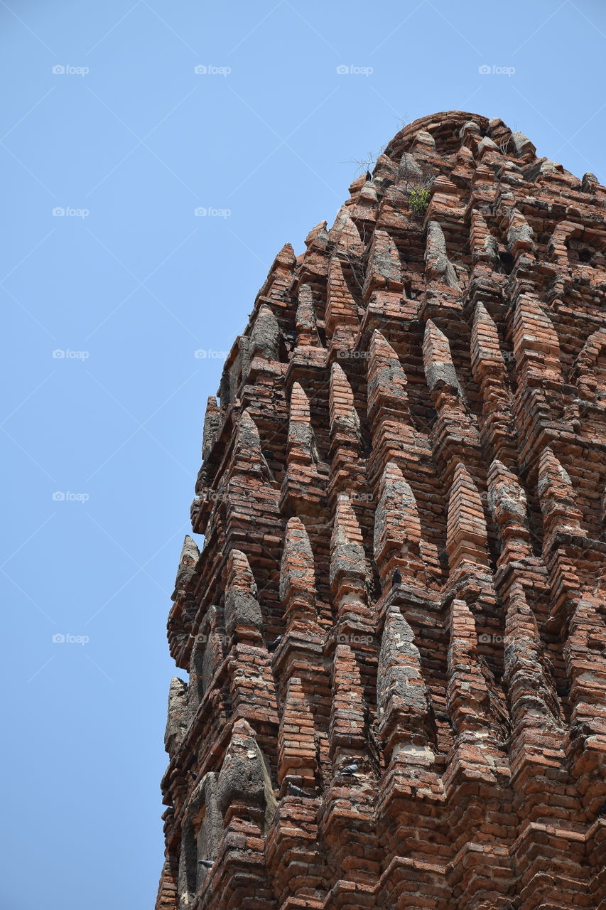 Ancient remains in temple. Ancient remains in temple