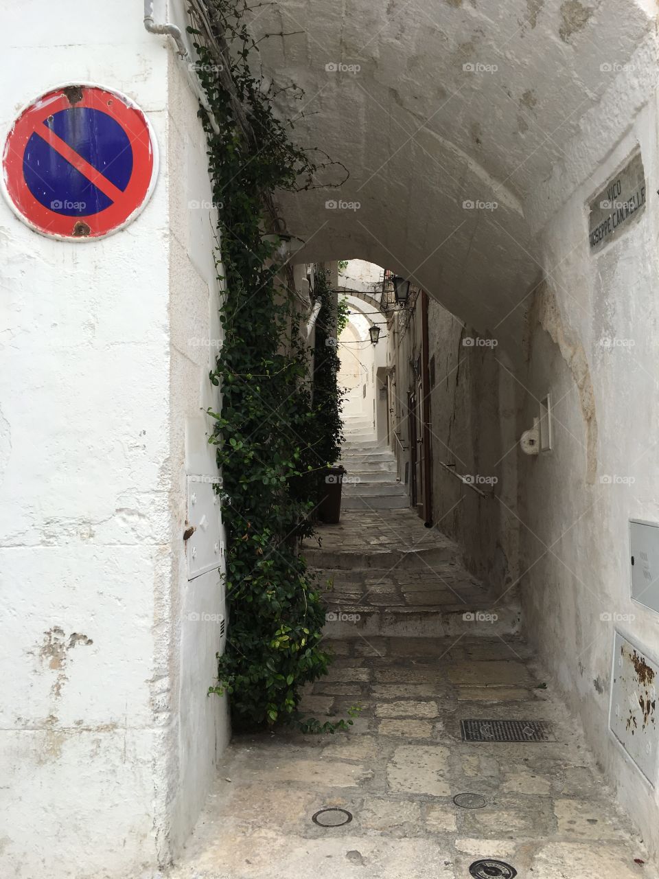 Narrow view, Ostuni, Salento, Italy