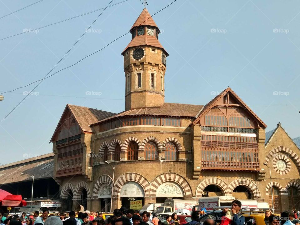 old Victoria terminus market, Mumbai India