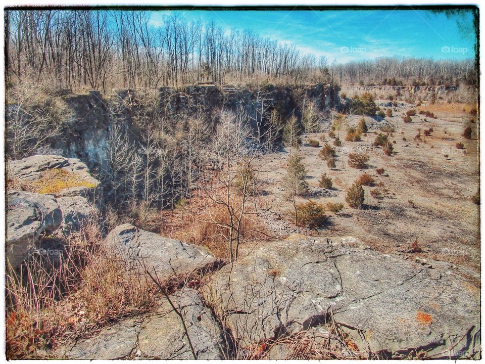 old quarry view