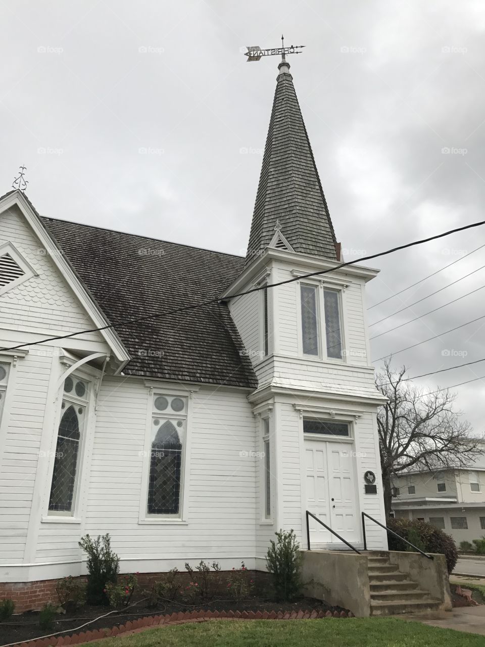 Church in a small town 