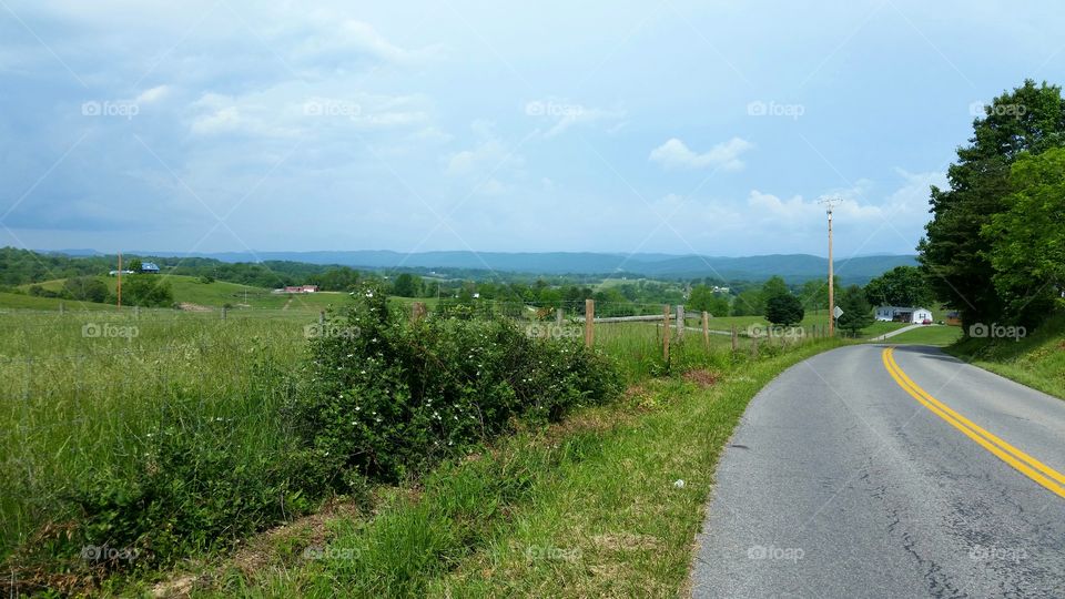 View of the countryside