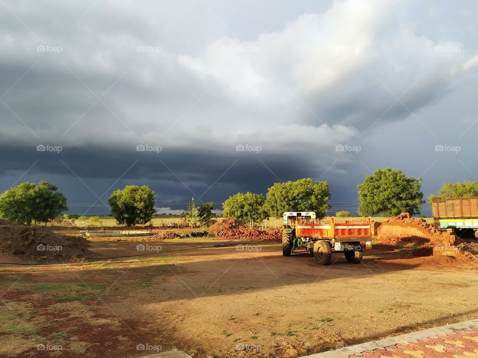 Climate change is a change in the pattern of weather, and related changes in oceans, land surfaces and ice sheets.that's happen last evening and I see it from my window.