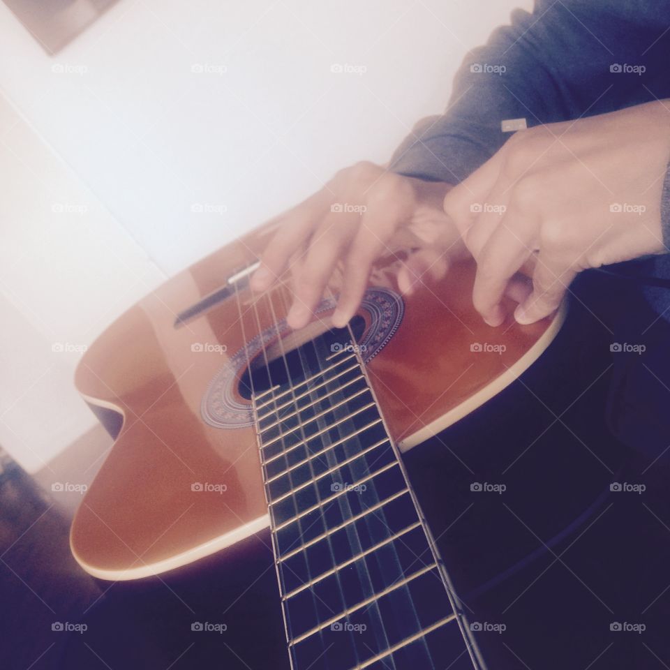 Guitar playing