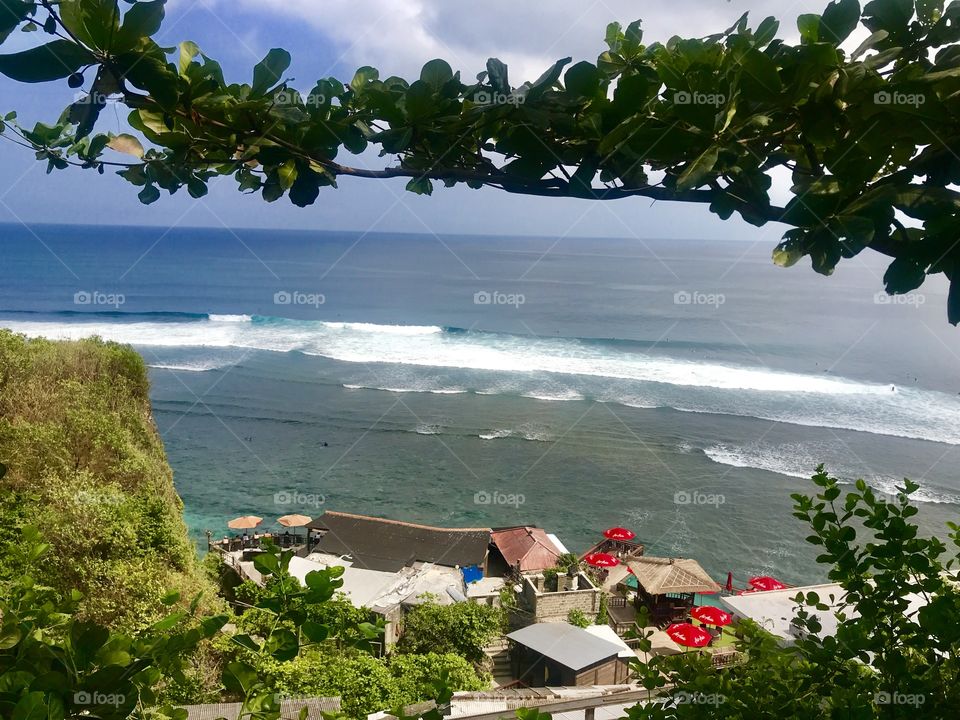 The view from above! Just a hint at Uluwatu’s magnificent array of natural wonders. 