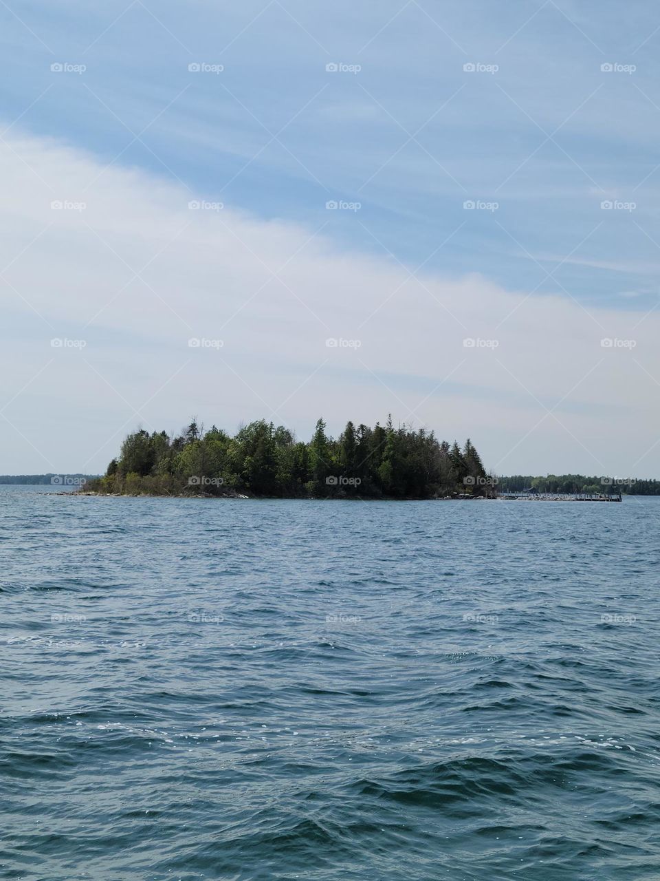 Just a Little Island with a Dock