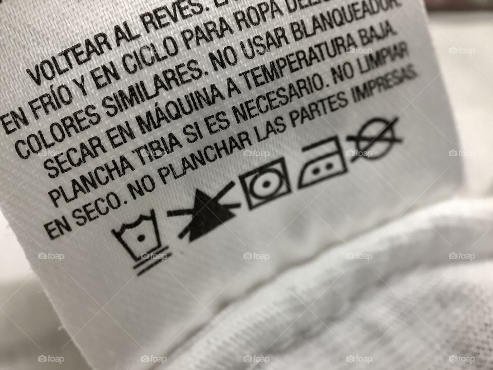 Laundering & Drycleaning Symbols