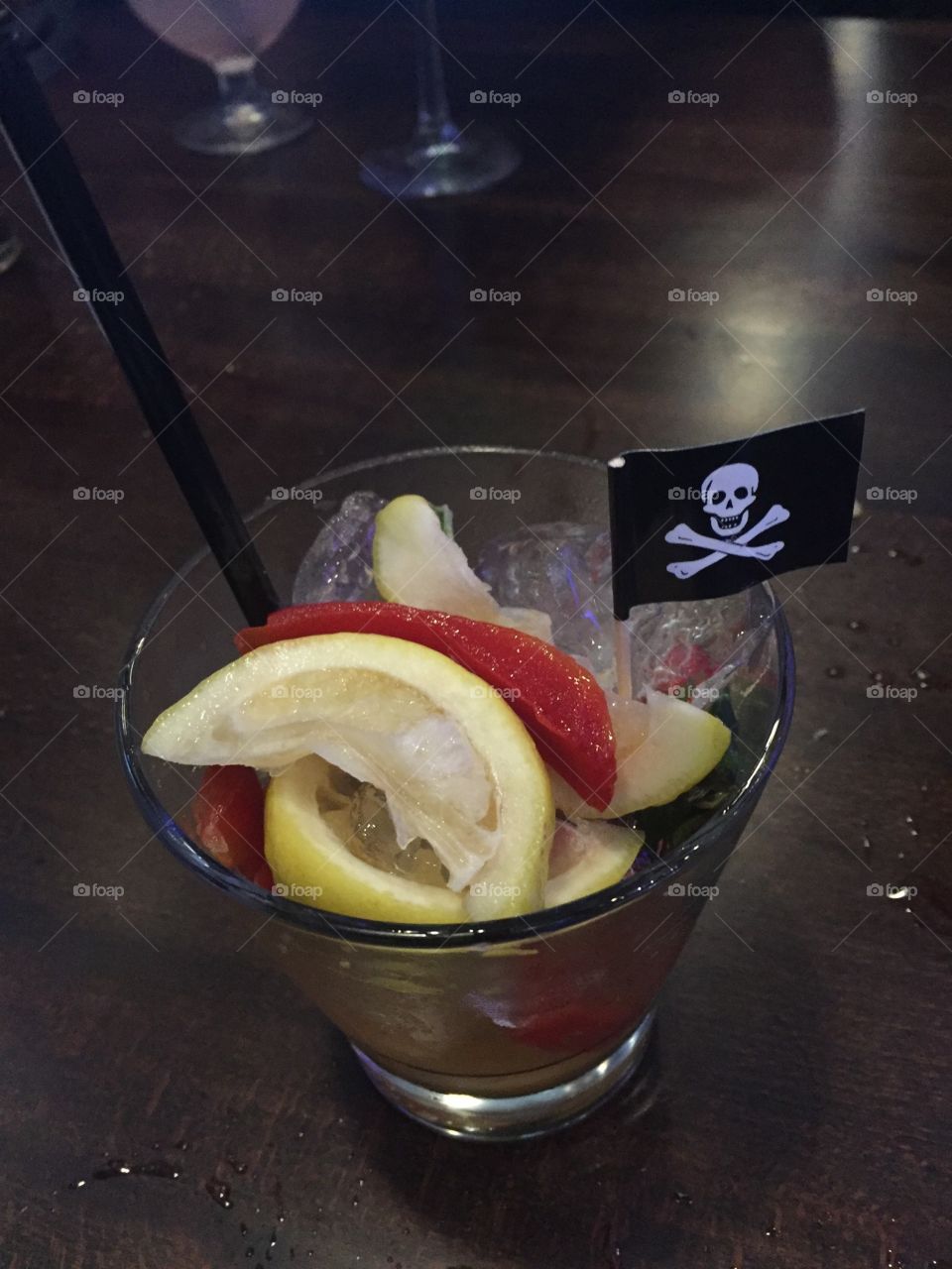Pirate drink to your death beverage. 