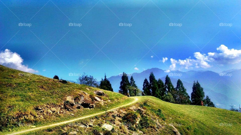 a tip of a beutiful mountain that capture my eyes