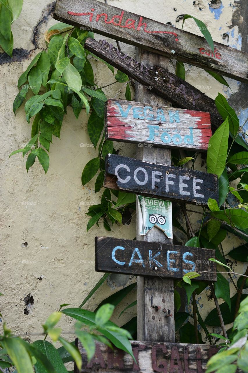 Creative Wooden Signboards