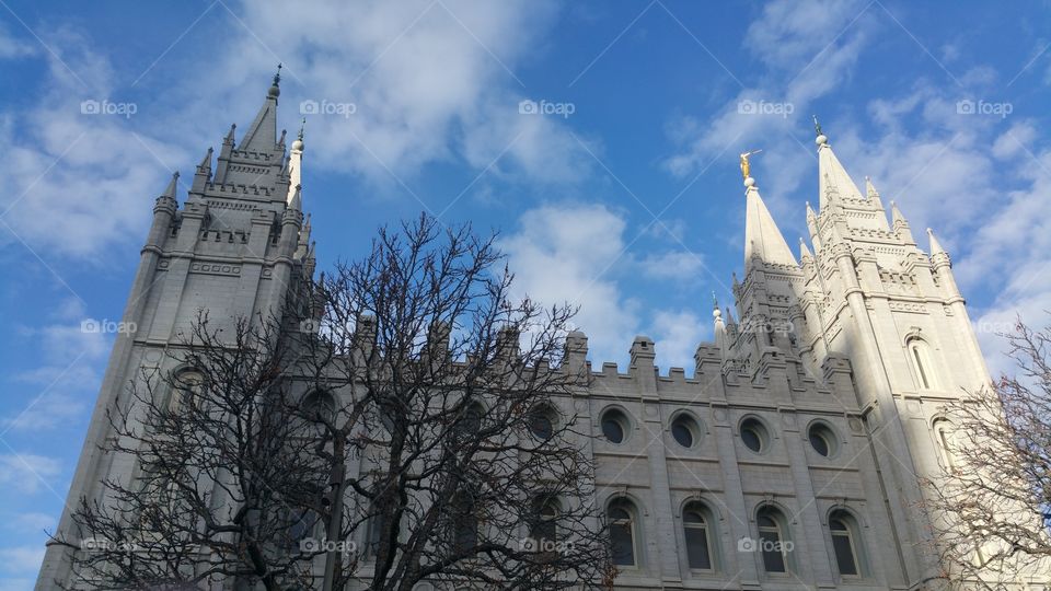 SLC Temple . Touring downtown 