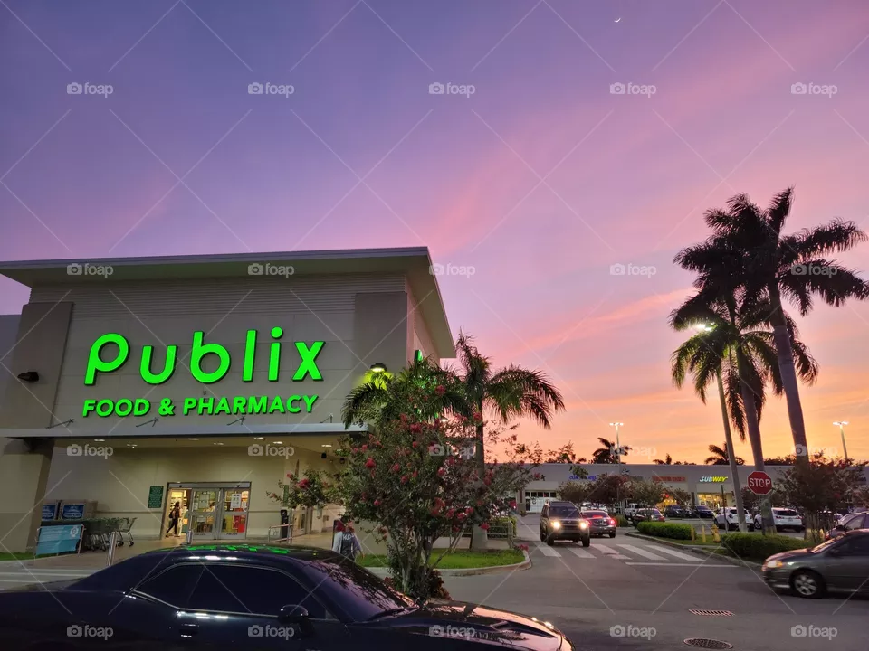 Supermarket Sunset