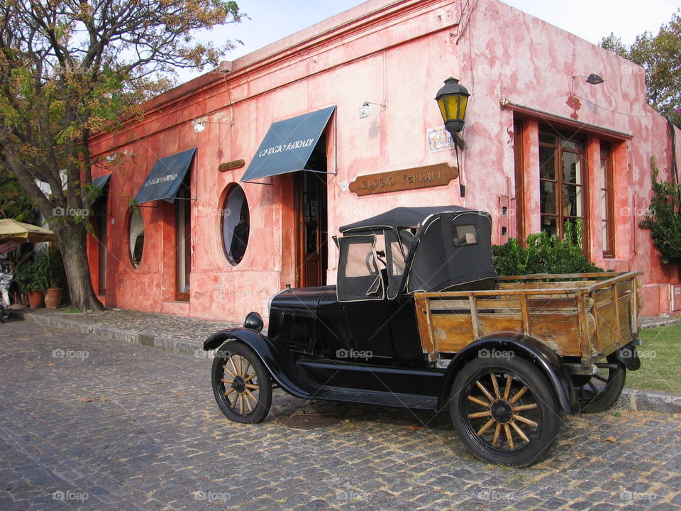 Colonia del Sacramento . Vintage Car