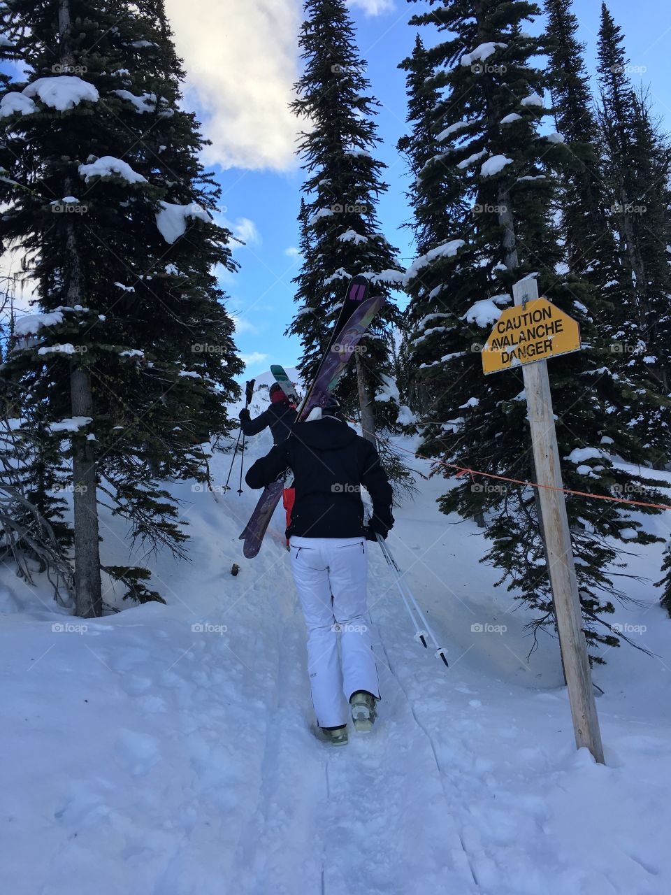Let ski up here