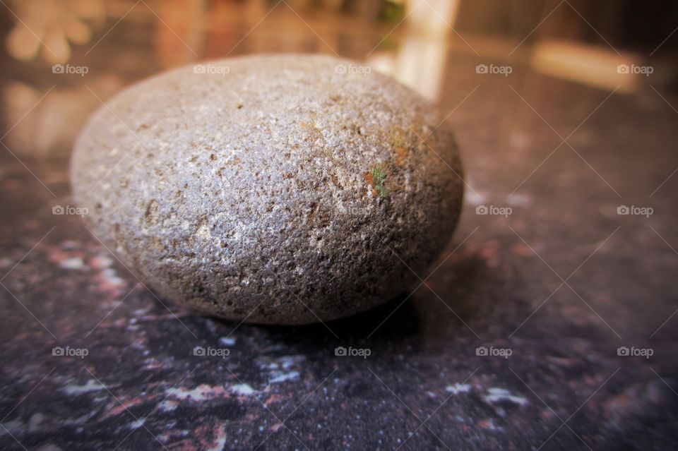 Small round stone