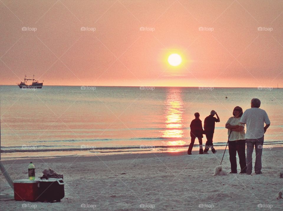 Sunset on Fort Myers Beach, Florida