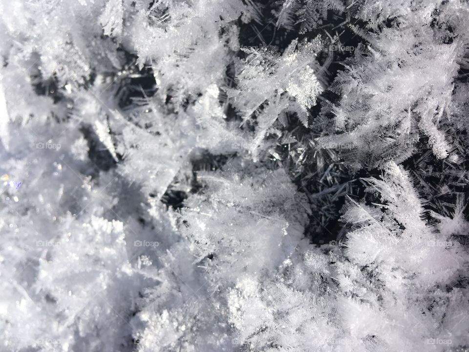 snowflake, crystal, snow, winter 