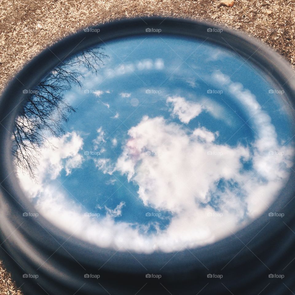 Sky reflection lens