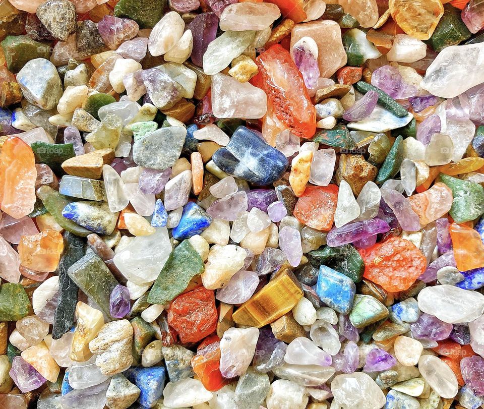 Natural colorful gemstones 
