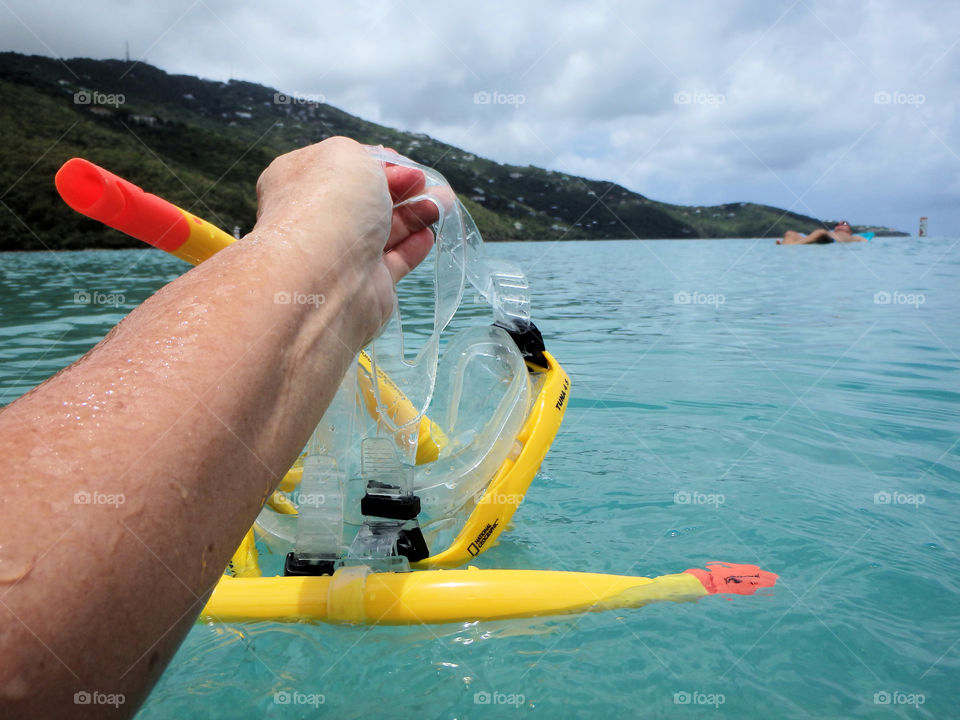 Smoked gear in Magens bay st thomas