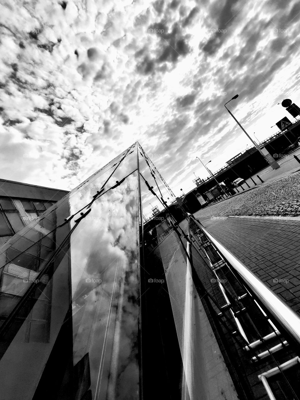 looking up reflection