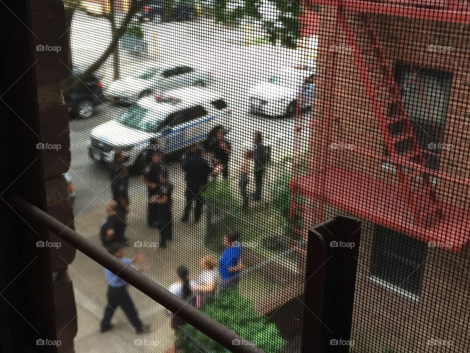 NYC POLICE AT WORK 