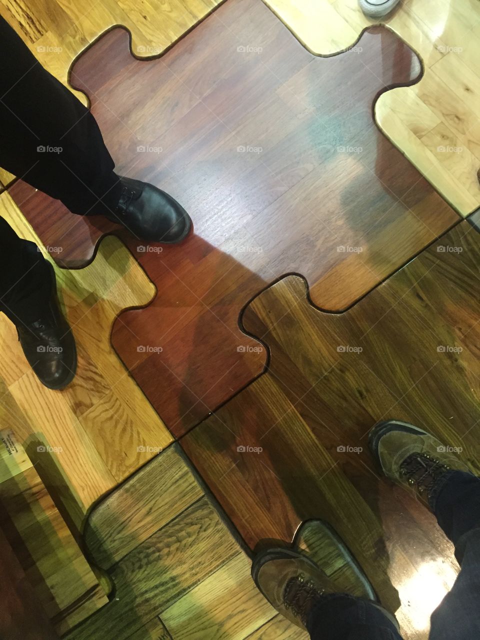 Hardwood floor puzzle