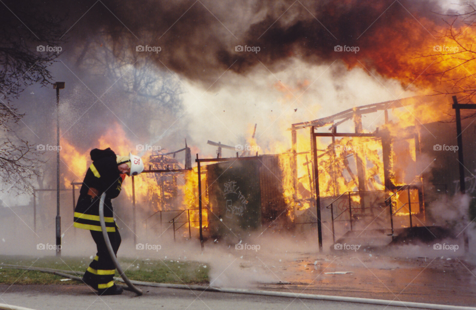 hot fire hose smoke by MagnusPm