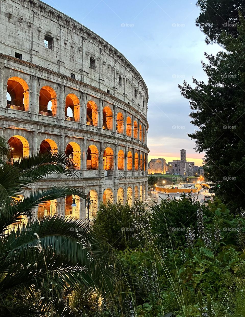 Colosseum Sunset