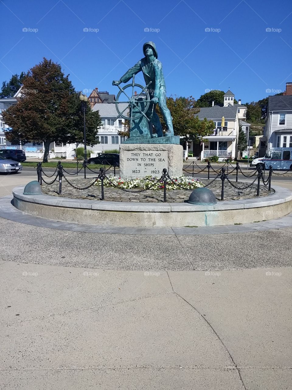 Fisherman Memorial. Vacation Rockport