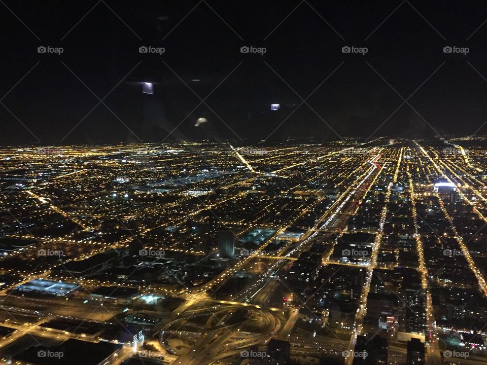 Chicago at night 