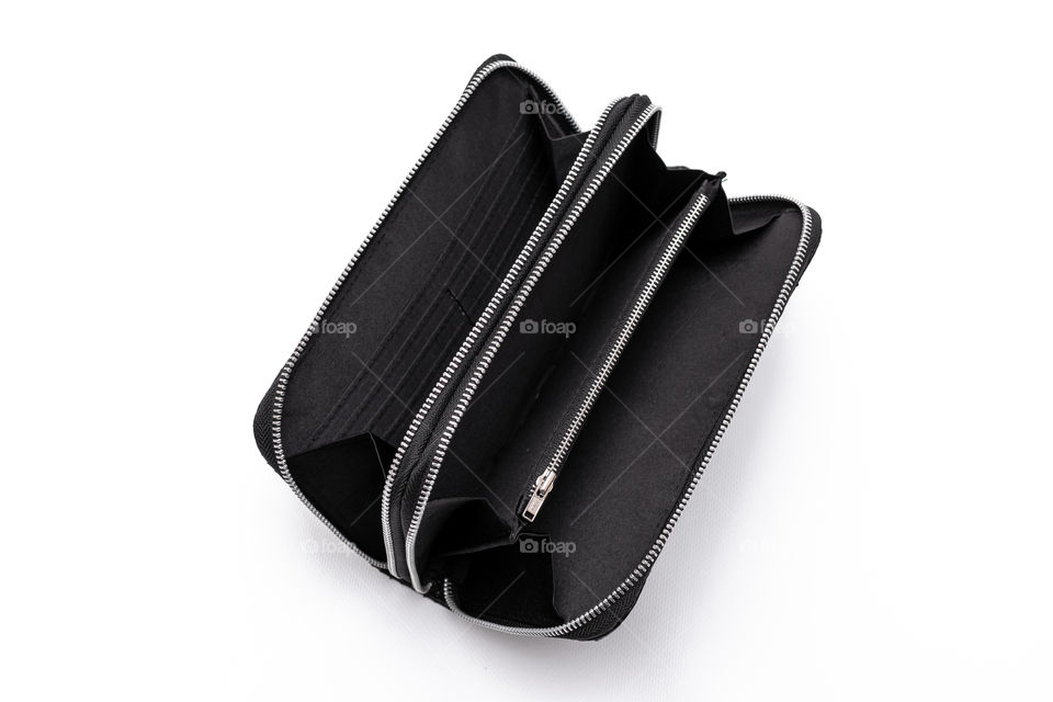 Python leather wallet.  Handwork.