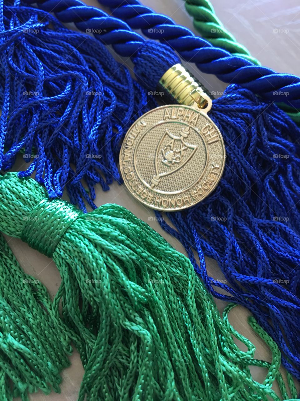 Alpha Chi National College Honor Society Graduation Cords