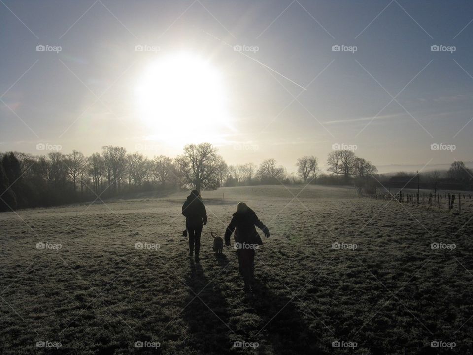 Frosty walk