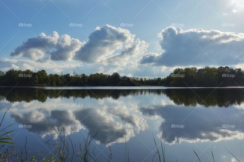 Cloud reflection