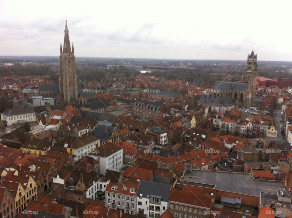Bruges cityscape 