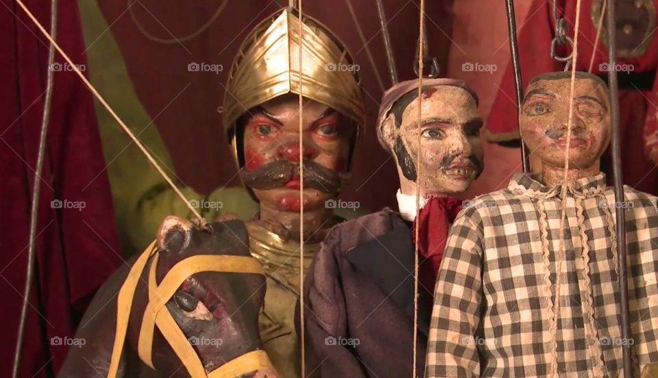 Pupi siciliani. Museo Pitrè, Palermo