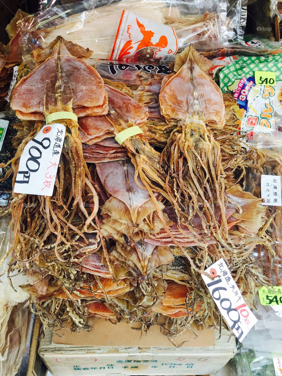 Tsukiji Fish Markets. Taken on a trip to Japan in May 2015