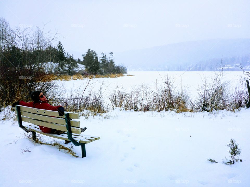 Winter rest stop