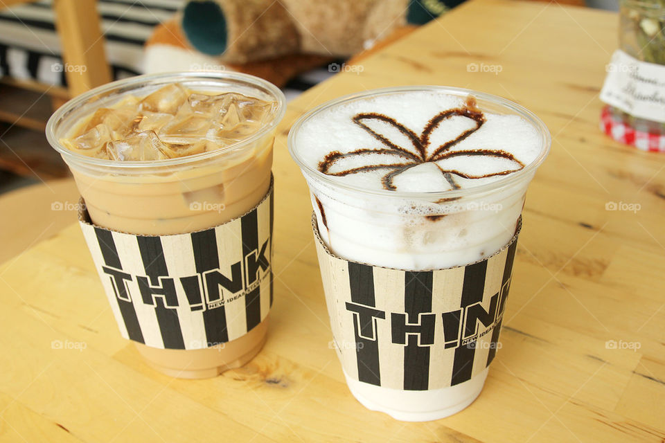 Ice Coffee and Milk