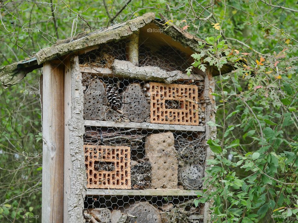 Self made insect hotel
