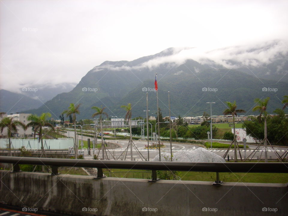 Mountain landscape in Taiwan 