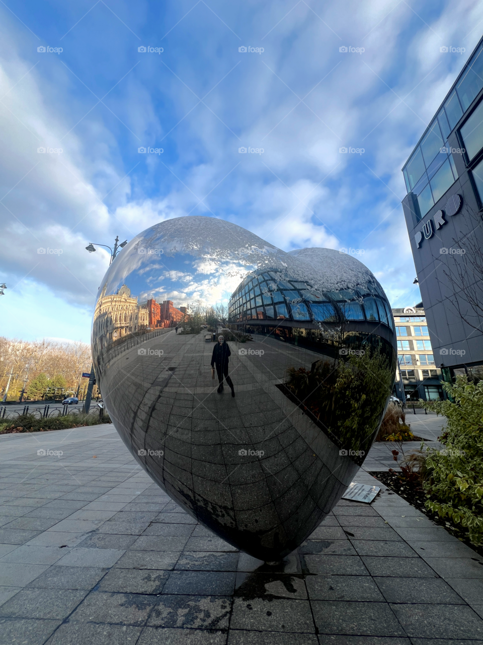 Walking around the city