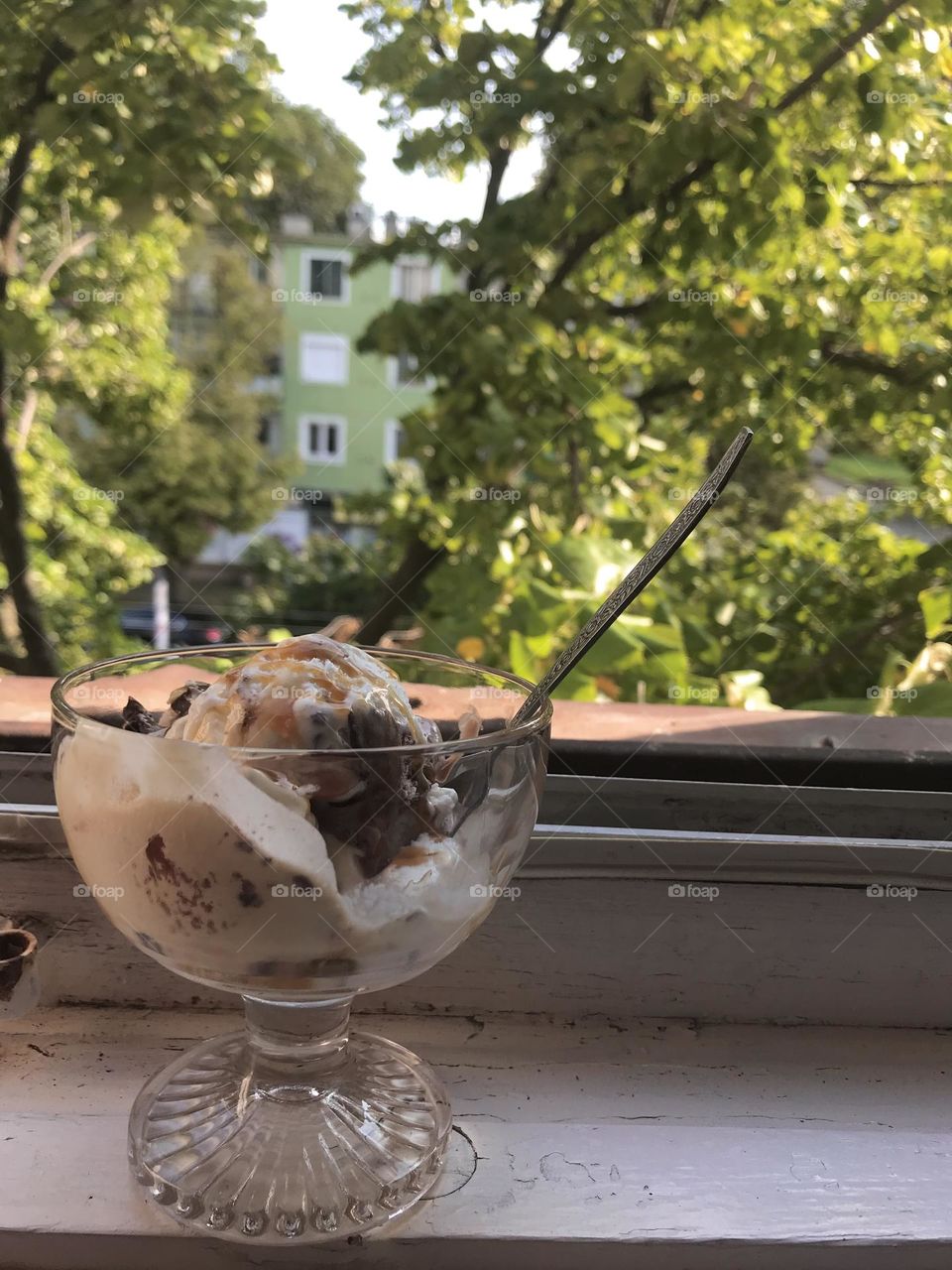 Ice cream on a summer day